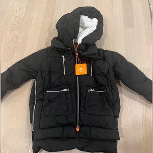 OROLAY Children hooded down winter quilted puffer coat for girls and boys.